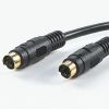 VALUE 11.99.4365 :: SVHS кабел MiniDin 4 M/M, 5.0 м, черен цвят