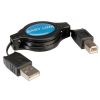 VALUE 11.99.8812 :: USB кабел с ролка за автом. навиване, 1.2 м