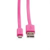 ROLINE 11.02.8762 :: ROLINE USB 2.0 кабел, USB Type A M - Micro USB B M, 1.0 м, Розов