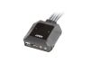 ATEN CS22DP :: USB DisplayPort KVM Switch, 2x 1, Remote port selector