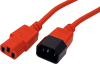 ROLINE 19.08.1520 :: Monitor Power Cable, red, 1.8 m, IEC 320 C14 - C13