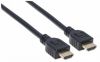 MANHATTAN 353939 :: In-wall CL3 High Speed HDMI Cable with Ethernet, HEC, ARC, 3D, 4K, M/M, Shielded, Black, 2 m