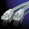 ROLINE 21.15.0210 :: FTP Patch кабел Cat.5e, 10.0 м, crosswired, сив цвят