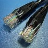 ROLINE 21.15.0535 :: UTP Patch кабел Cat.5e, 1.0 м, AWG24, черен цвят