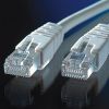 ROLINE 21.15.0830 :: S/FTP Patch кабел, Cat.6, PIMF, 0.5 м, сив цвят, AWG26