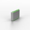 LINDY 40438 :: USB Type C Port Blockers, green, 10pcs
