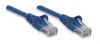INTELLINET 347365 :: Network Cable, Cat5e, UTP, RJ-45 Male / RJ-45 Male, 0.15 m, Blue