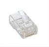 INTELLINET 502344 :: 100-Pack Cat6 RJ45 Modular Plugs, UTP, 2-prong, for stranded wire, 100 plugs in jar