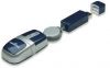 MANHATTAN 177559 :: Оптична мини мишка, сребристо синя, 1000 dpi, USB