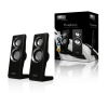 SWEEX SP200 :: 2.0 Speaker Set Purephonic 20 Watt, black / silver,  USB