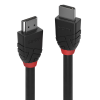 LINDY 36471 :: Кабел HDMI 2.0 Black Line, 4K, 60Hz, 30 AWG, 1m 