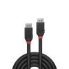 LINDY 36491 :: DisplayPort 1.2 Cable, Black Line, 4K, 1m