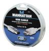MANHATTAN 390255 :: Кабел USB 2.0 A-A ext., 1.8 м, сребрист цвят