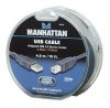 MANHATTAN 390248 :: Hi-Speed USB Device Cable, A Male / B Male, 4.5 m (15 ft.), Black