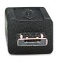 MANHATTAN 307406 :: Кабел USB microA/M- micro AB/F 1.8 м, черен цвят