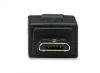 MANHATTAN 307444 :: Кабел USB microB/M- micro A/M 1.8 м, черен цвят