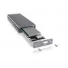 RAIDSONIC IB-1817M-C31 :: External USB 3.1 Type-C enclosure for M.2 NVMe SSD
