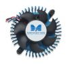 MANHATTAN 701334 :: Video Card Chipset Cooler, Aluminum Radial Fin Heat Sink, Single 45 mm Fan