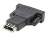 MANHATTAN 374637 :: HDMI to DVI Adapter, HDMI Female to DVI-D 24+1 Male, Dual Link, Black