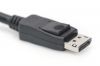ASSMANN AK-340106-020-S :: DisplayPort connection cable, DP M/M, 2.0m, w/lock, UHD 8K, Vers. 1.3/1.4, bl