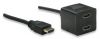 MANHATTAN 307833 :: Video Splitter Cable, HDMI Male to HDMI Female / HDMI Female