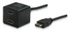 MANHATTAN 307833 :: Видео сплитер кабел HDMI M/2xF 0.3 м
