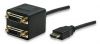 MANHATTAN 307857 :: Видео сплитер кабел HDMI M/DVI Fx2, 0.3 м