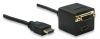 MANHATTAN 307864 :: Видео сплитер кабел HDMI M/F+DVI-D F 0.3 м