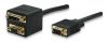 MANHATTAN 308175 :: Video Splitter Cable, VGA Male to VGA Female / DVI-I Female