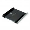 ROLINE 16.01.3009 :: HDD/SSD Mounting Adapter, 3.5 inch frame for 1x 2.5 inch HDD/SSD, metal, black