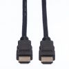 ROLINE 11.04.5542 :: HDMI High Speed кабел + Ethernet, M/M, черен цвят, 2.0 м