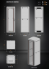 MIRSAN MR.GTV26U66.01 :: Free Standing VERSATILE Cabinet - 26U, D=610mm, W=610mm, Black, Versatile, Disassembled