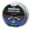 MANHATTAN 390729 :: Monitor Cable, DVI-A/D Single Link Male / DVI-A/D Single Link Male, 6 ft. (1.8 m), Black