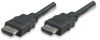 MANHATTAN 391528 :: High Speed HDMI Display Cable, HDMI Male to Male, Shielded, Black/Gray, 3 m (10 ft.)