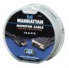MANHATTAN 391108 :: HDMI Cable, HDMI Male / DVI-D 24+1 Male, 1.8 m (6 ft.), Black