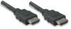 MANHATTAN 391511 :: High Speed HDMI Display Cable, HDMI Male to Male, Shielded, Black/Gray, 1.8 m (6 ft.)