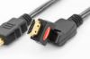 EDNET EDN-84493 :: HDMI High Speed Ethernet кабел, с въртящи се накрайници, 2.0 м