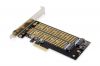 ASSMANN DS-33172 :: DIGITUS M.2 NGFF / NMVe SSD PCI Express 3.0 (x4) Add-On Card