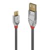 LINDY LNY-36653 :: USB 2.0 Type A to Micro-B Cable, Cromo Line, 3m