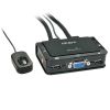LINDY LNY-42342 :: 2 Port VGA, USB 2.0 & Audio Cable KVM Switch