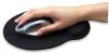 MANHATTAN 434362 :: Wrist-Rest Mouse Pad, Black, Gel-like Foam