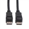 ROLINE 11.99.5629 :: VALUE DisplayPort кабел, DP-DP, M/M, черен, 1.5 м