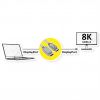 ROLINE 11.04.6000 :: DisplayPort v2.0 кабел, DP-DP, M/M, 8K, 60Hz, 1 м