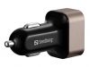 SANDBERG SNB-441-43 :: Зарядно за кола 1x QC USB 3.0+1x USB-C 24W