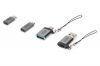 ASSMANN DB-300510-000-G :: Комплект USB адаптери 4 в 1