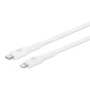 MANHATTAN 394529 :: Kабел USB Type-C към 8-Pin Lightning за iPhone, iPad и iPod, MFi, 2м, бял