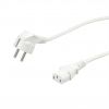 VALUE 19.99.1016 :: Power Cable, straight IEC Conncector, white, 0.6 m