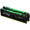 Kingston 16GB 3600MT/s DDR4 CL17 DIMM (Kit of 2) FURY Beast RGB, EAN: 740617319088