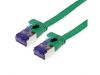 VALUE 21.99.2141 :: Cable FTP Cat.6A (Class EA), extra-flat, green, 1m