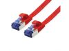 VALUE 21.99.2120 :: Cable FTP Cat.6A (Class EA), extra-flat, red, 0.5m